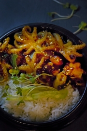 Nakji Bokkeum - Korean Spicy Stir Fry Octopus