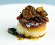 Scallop with Bacon Jam