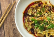 Sichuan Style Wonton in Chili Oil
